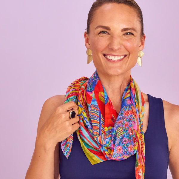 Bravery Co - LOVE square scarf