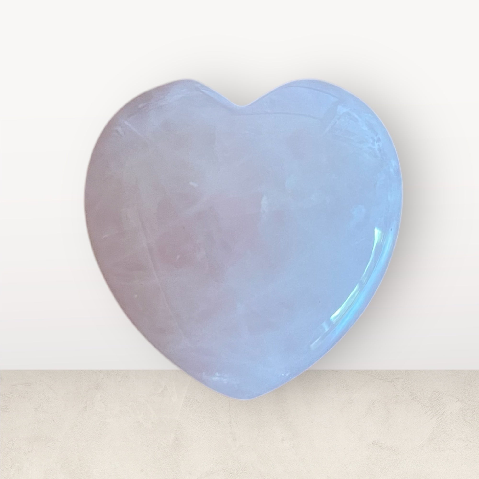 Rose Quartz Love Heart